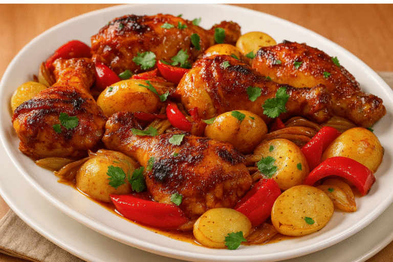 Honey Garlic Chicken Legs Baked