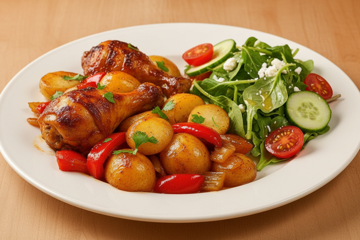 honey garlic chicken legs baked