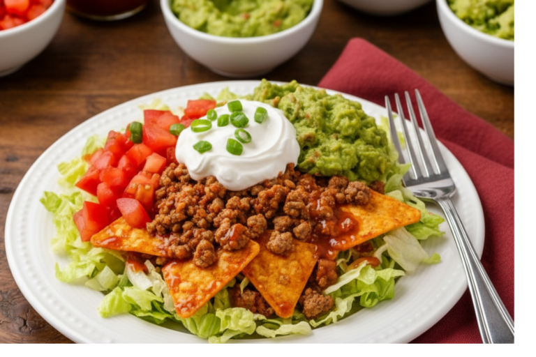 beef dorito taco salad recipe