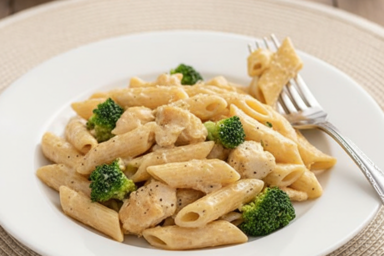 chicken and broccoli pasta